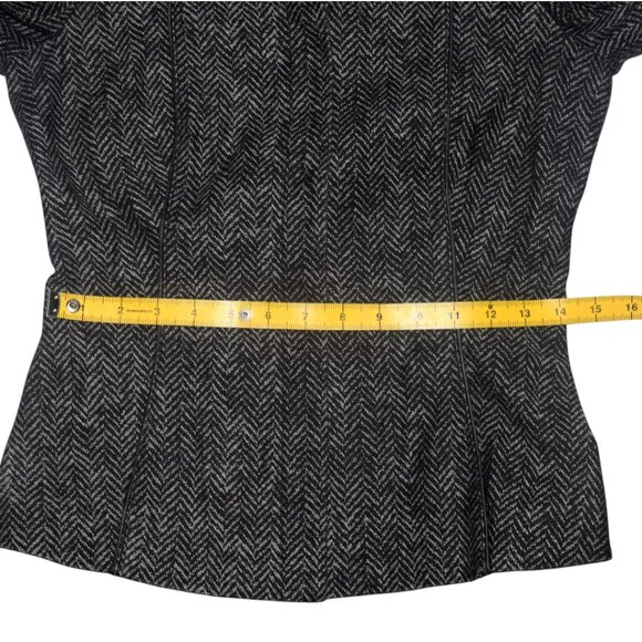 Vintage 90s Kenzo Jeans Herringbone Cotton Denim Jacket Blazer Italy 36 XS S - Picture 12 of 13